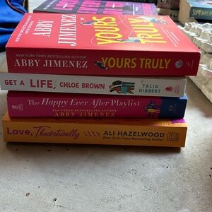 Contemporary romance book lot of 4